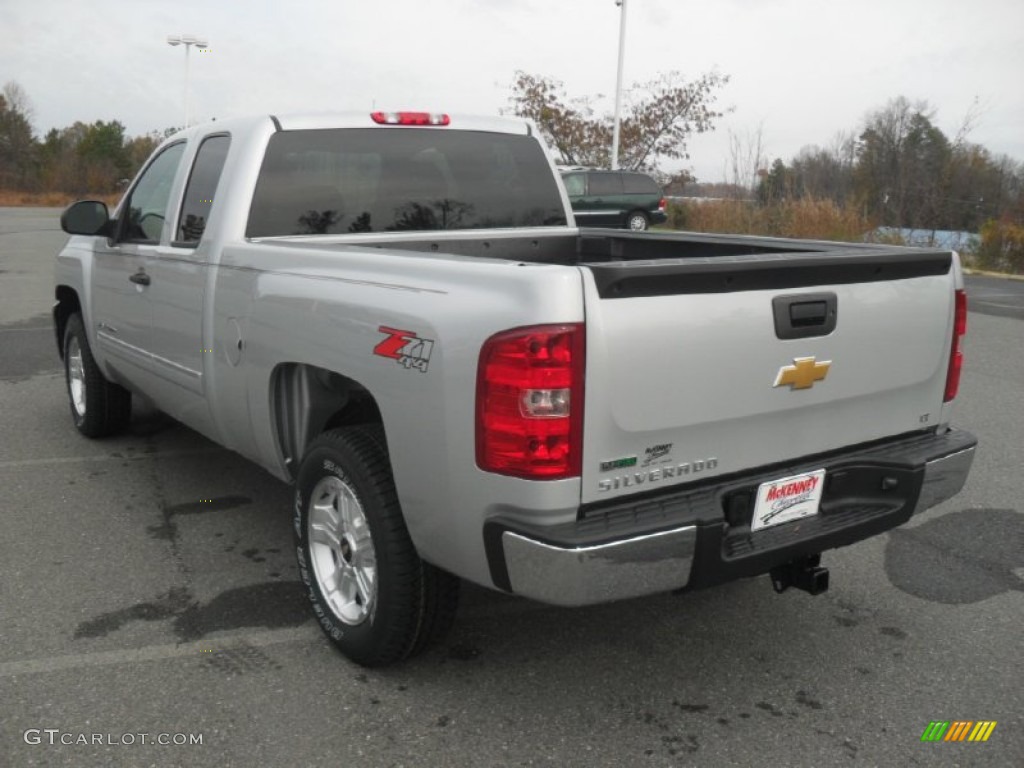 2012 Silverado 1500 LT Extended Cab 4x4 - Silver Ice Metallic / Ebony photo #2