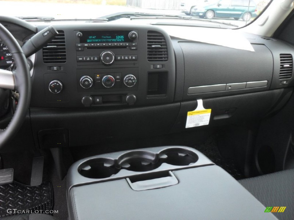 2011 Silverado 1500 LT Extended Cab 4x4 - Sheer Silver Metallic / Ebony photo #16