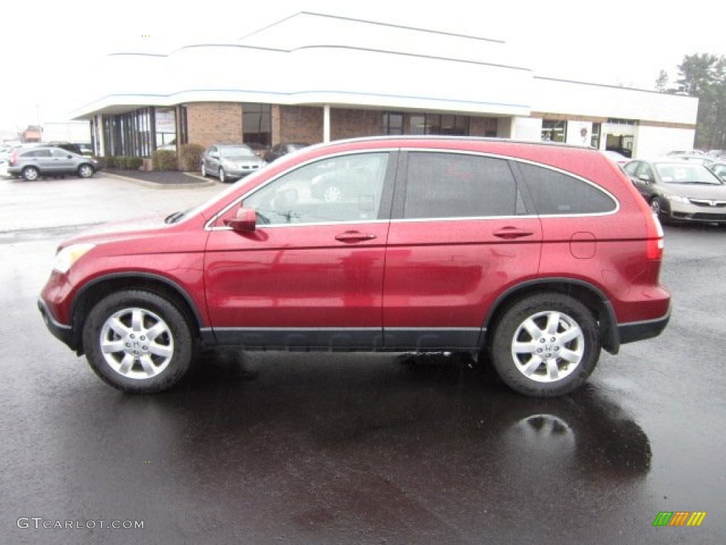 2007 CR-V EX-L - Tango Red Pearl / Gray photo #4