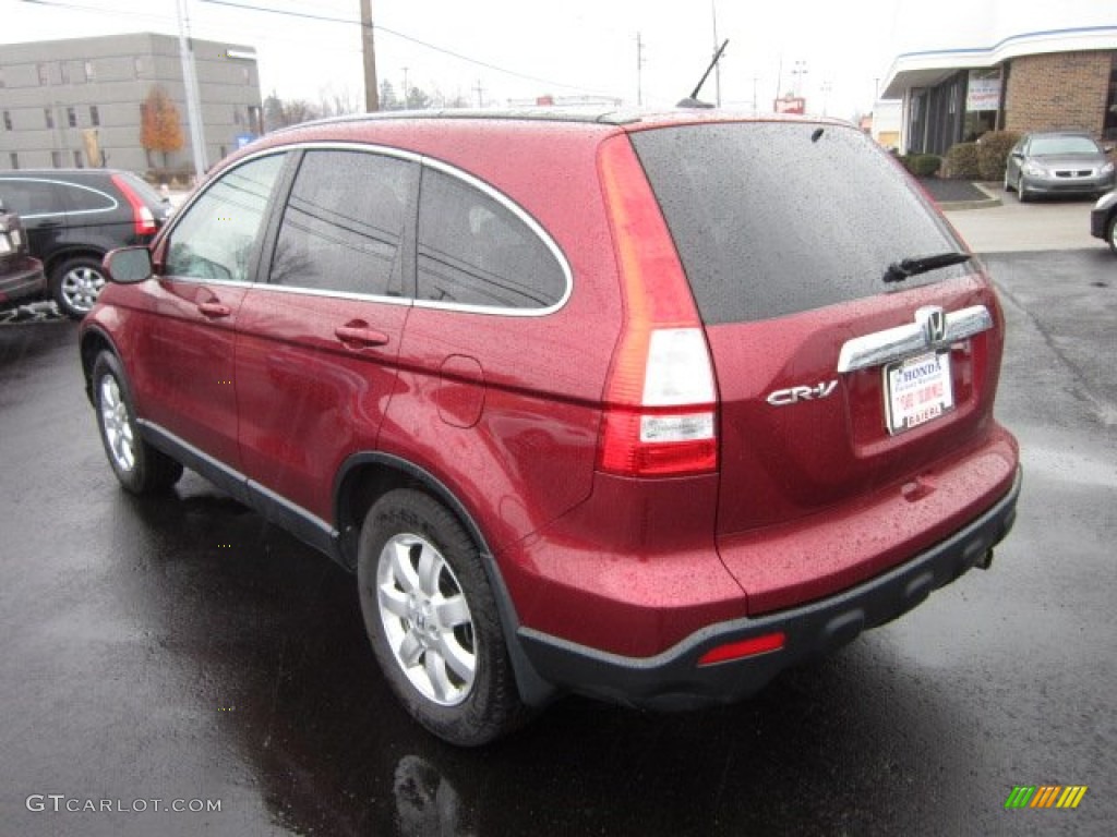 2007 CR-V EX-L - Tango Red Pearl / Gray photo #5