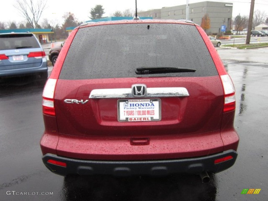 2007 CR-V EX-L - Tango Red Pearl / Gray photo #6