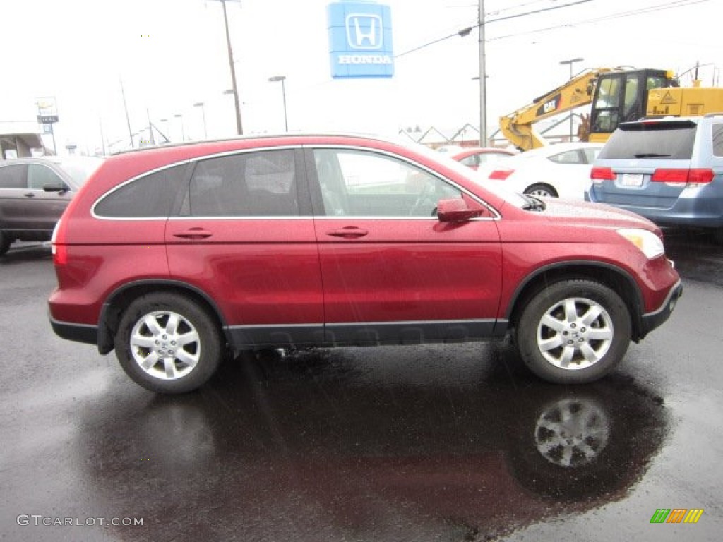 2007 CR-V EX-L - Tango Red Pearl / Gray photo #8