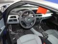 Silver Novillo Leather 2011 BMW M3 Convertible Interior Color