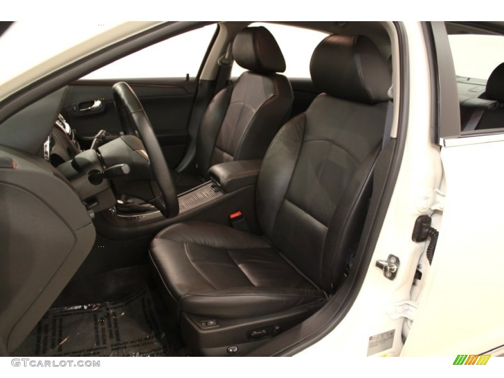 Ebony Interior 2011 Chevrolet Malibu LTZ Photo #56865002