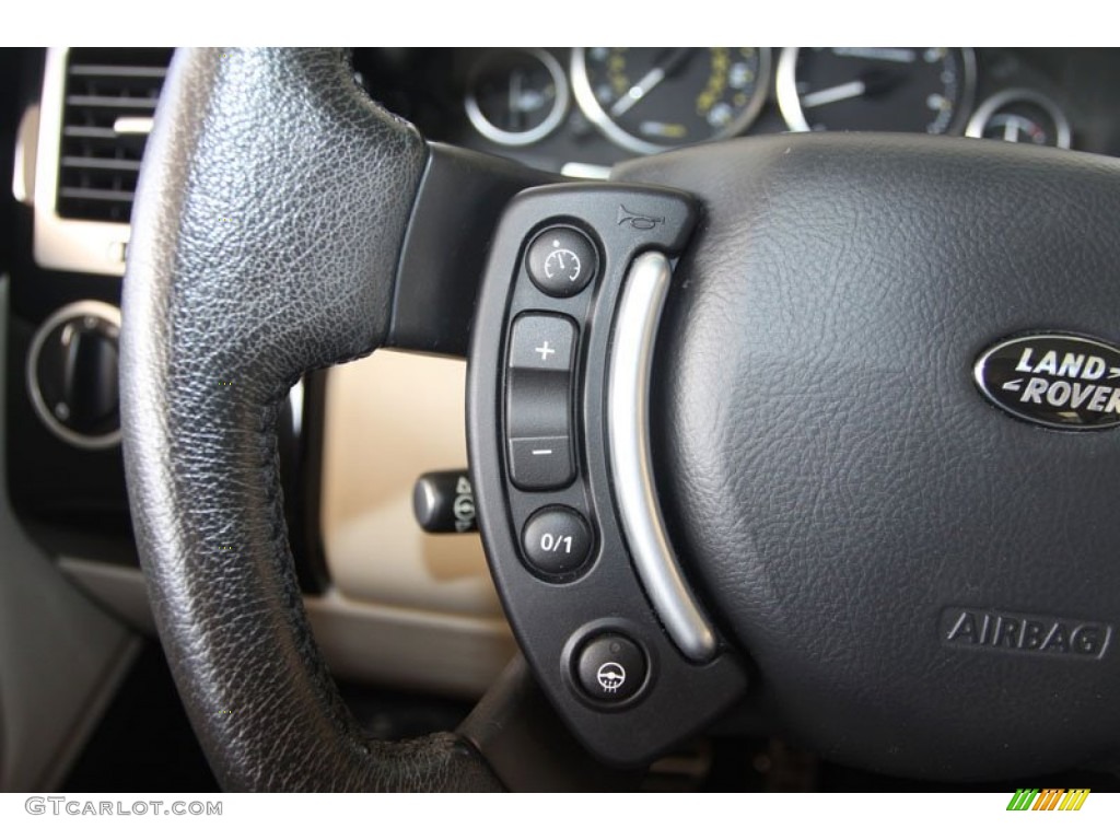 2007 Range Rover Supercharged - Java Black Pearl / Sand Beige photo #28