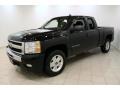 2010 Black Chevrolet Silverado 1500 LT Extended Cab 4x4  photo #3