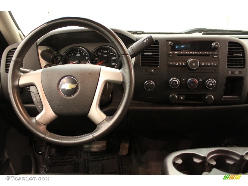 2010 Silverado 1500 LT Extended Cab 4x4 - Black / Ebony photo #12