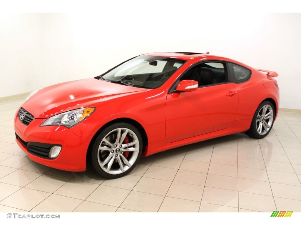 Tsukuba Red 2011 Hyundai Genesis Coupe 3.8 Track Exterior Photo #56865923