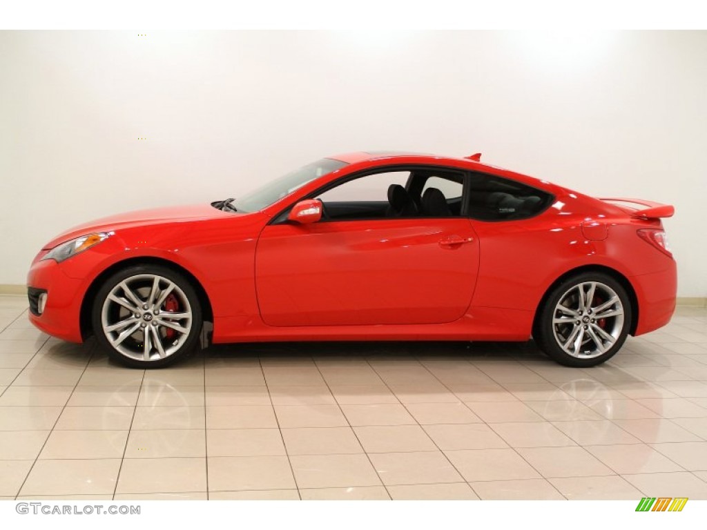 Tsukuba Red 2011 Hyundai Genesis Coupe 3.8 Track Exterior Photo #56865941