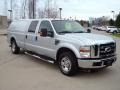 2008 Silver Metallic Ford F250 Super Duty XLT Crew Cab  photo #1