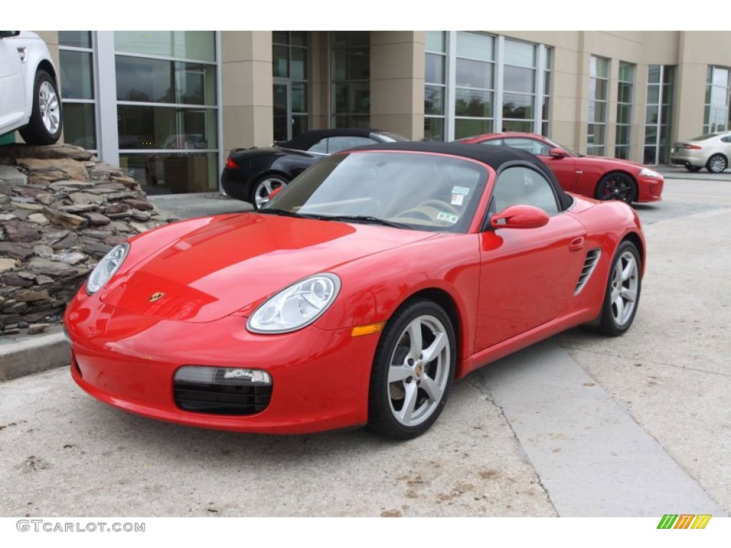 2008 Boxster  - Guards Red / Sand Beige photo #8