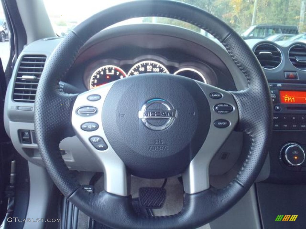2012 Nissan Altima 2.5 S Frost Steering Wheel Photo #56866805