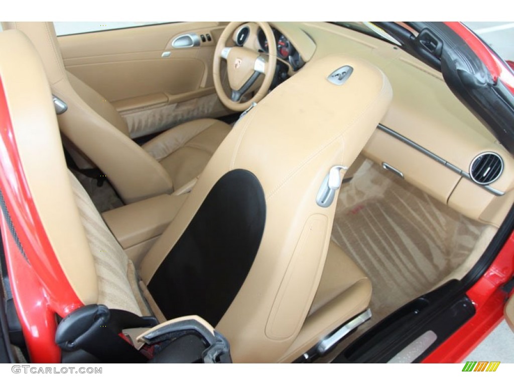 2008 Boxster  - Guards Red / Sand Beige photo #38