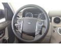 2012 Land Rover LR4 Almond/Nutmeg Interior Steering Wheel Photo