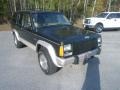 1996 Moss Green Pearl Jeep Cherokee Country 4WD  photo #3
