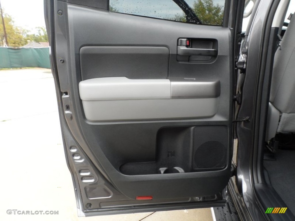 2012 Toyota Tundra Double Cab Graphite Door Panel Photo #56868689