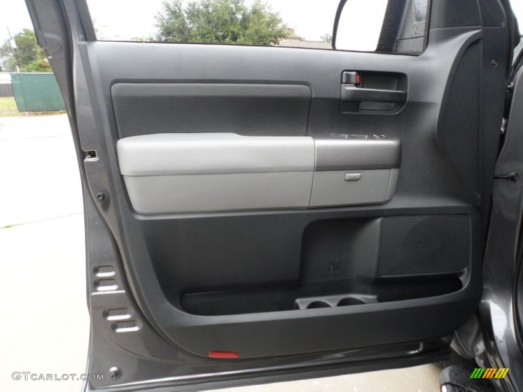 2012 Toyota Tundra Double Cab Graphite Door Panel Photo #56868698