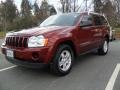 2007 Red Rock Crystal Pearl Jeep Grand Cherokee Laredo  photo #1