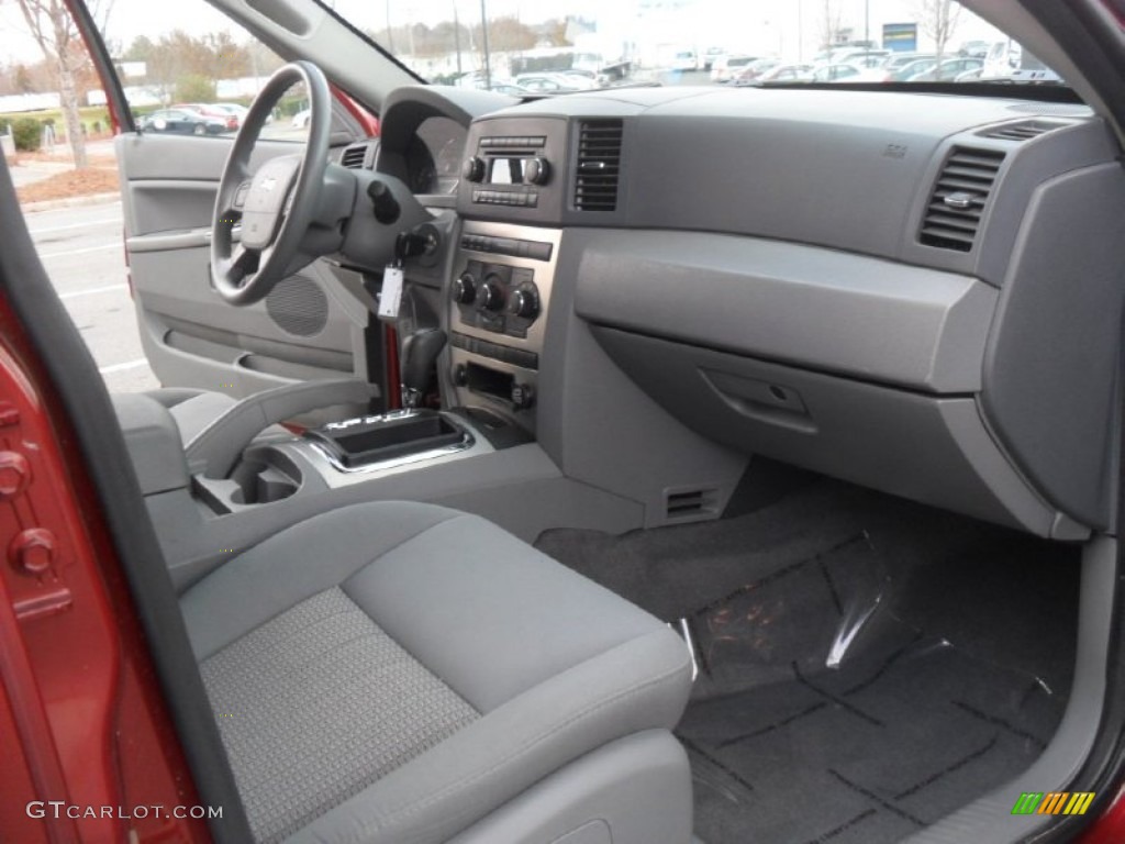 2007 Jeep Grand Cherokee Laredo Medium Slate Gray Dashboard Photo #56869043