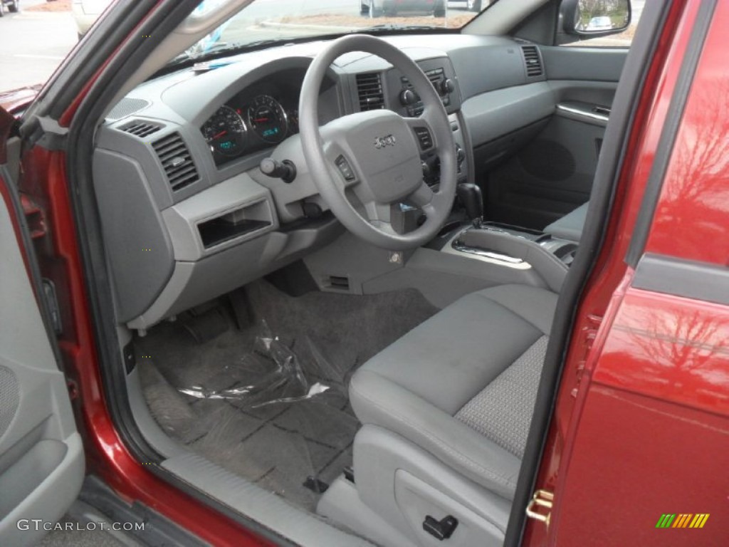 Medium Slate Gray Interior 2007 Jeep Grand Cherokee Laredo Photo #56869067