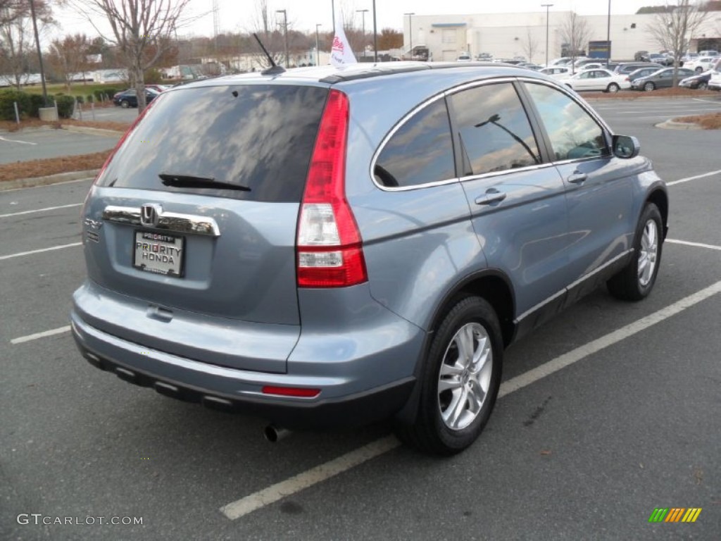 2010 CR-V EX-L - Glacier Blue Metallic / Gray photo #4