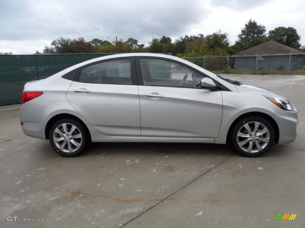 Ironman Silver 2012 Hyundai Accent GLS 4 Door Exterior Photo #56869445