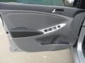 Gray 2012 Hyundai Accent GLS 4 Door Door Panel