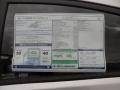 2012 Hyundai Accent GLS 4 Door Window Sticker