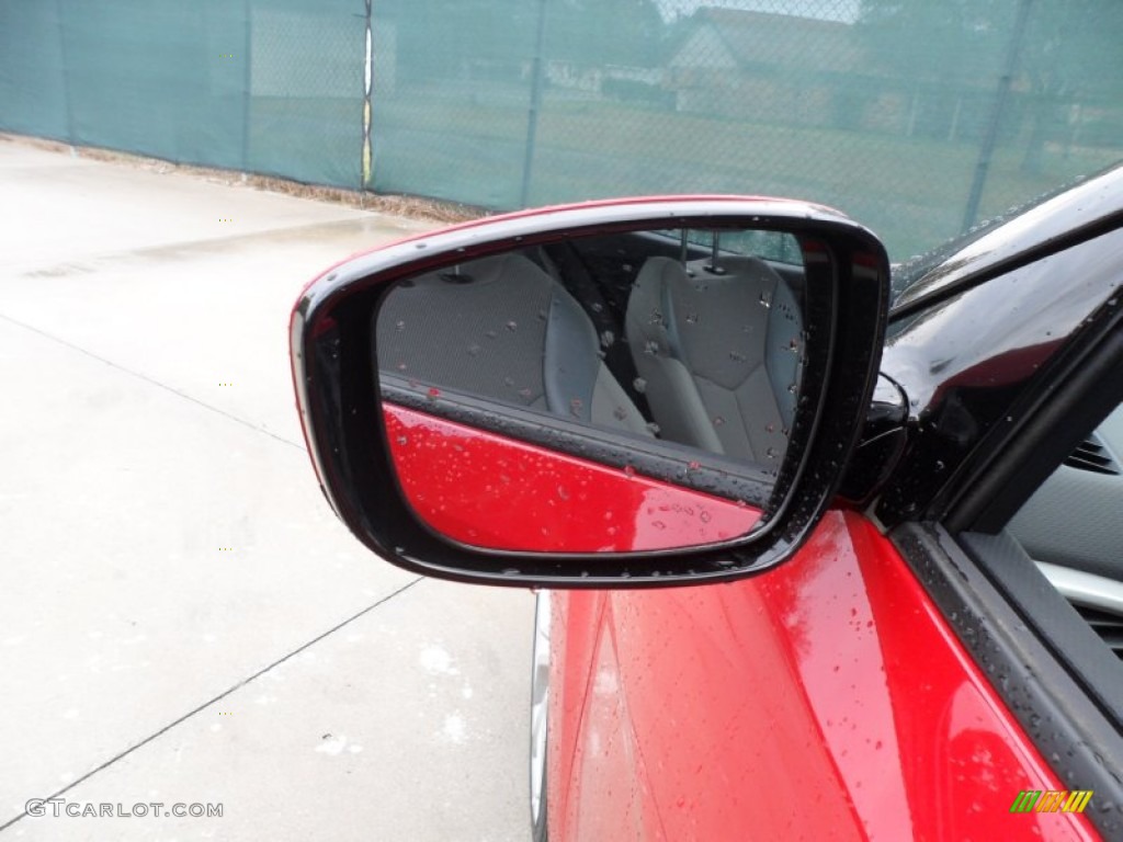 2012 Veloster  - Boston Red / Gray photo #13