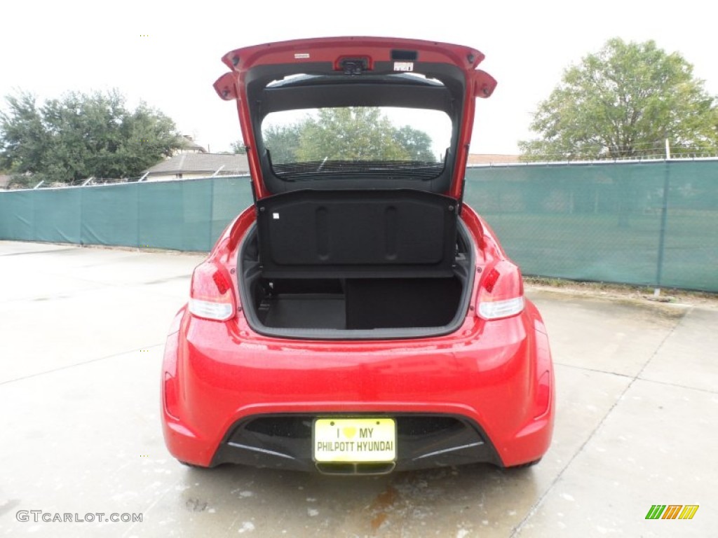 2012 Veloster  - Boston Red / Gray photo #18