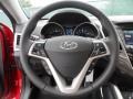 Gray 2012 Hyundai Veloster Standard Veloster Model Steering Wheel