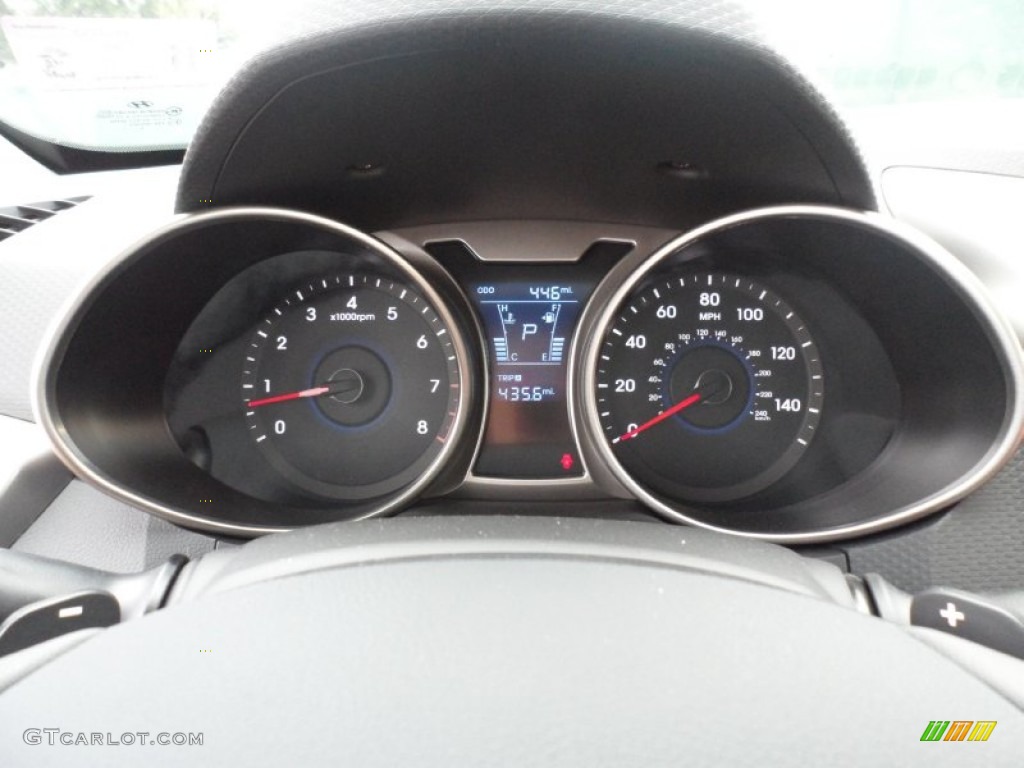 2012 Hyundai Veloster Standard Veloster Model Gauges Photo #56869823
