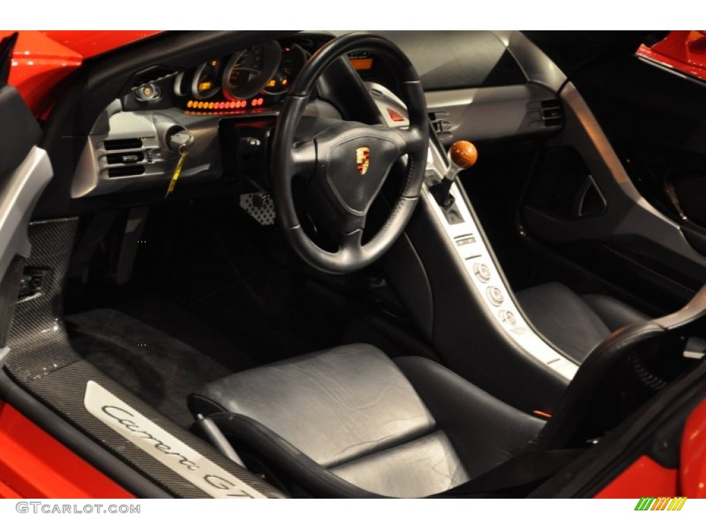 Dark Grey Natural Leather Interior 2005 Porsche Carrera GT Standard Carrera GT Model Photo #56870789