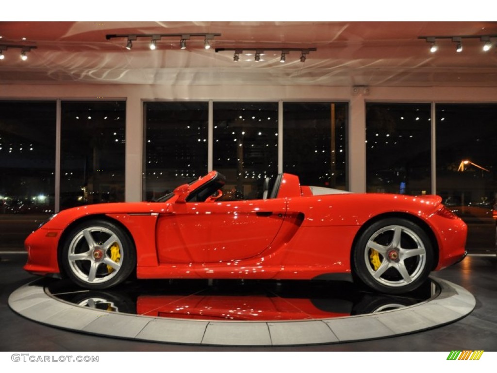 Guards Red 2005 Porsche Carrera GT Standard Carrera GT Model Exterior Photo #56870888