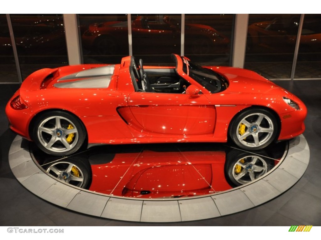 Guards Red 2005 Porsche Carrera GT Standard Carrera GT Model Exterior Photo #56870900