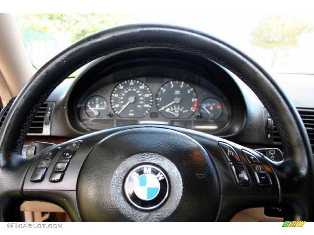 2003 3 Series 325i Coupe - Jet Black / Sand photo #62