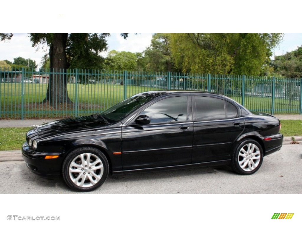 Ebony Black 2002 Jaguar X-Type 3.0 Exterior Photo #56872436