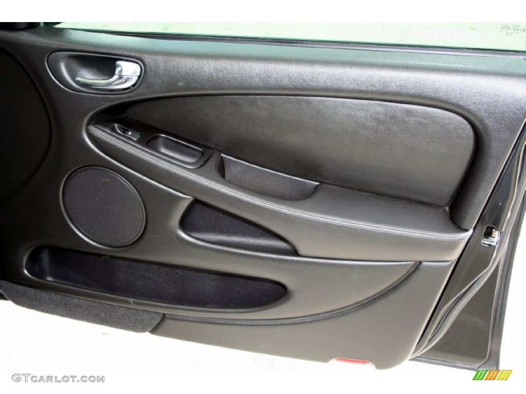 2002 Jaguar X-Type 3.0 Charcoal Door Panel Photo #56872526