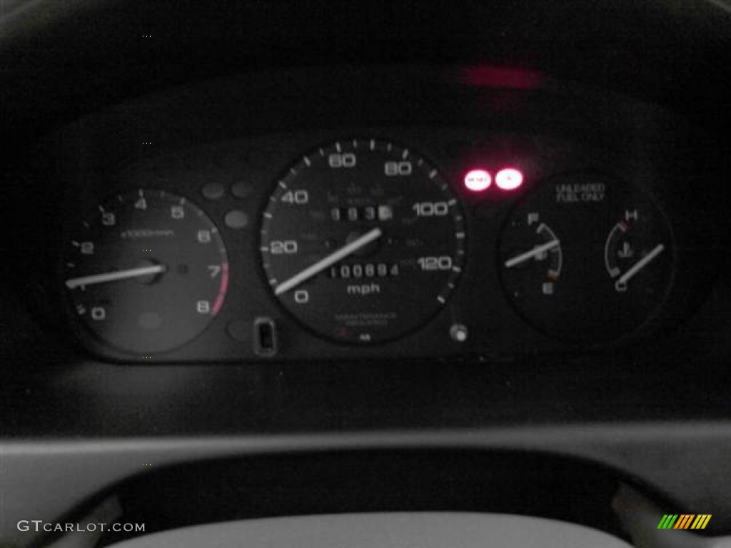 1997 Civic LX Sedan - Cypress Green Metallic / Gray photo #9