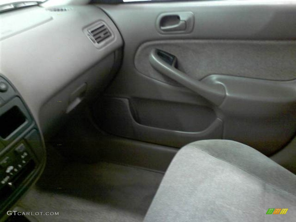 1997 Civic LX Sedan - Cypress Green Metallic / Gray photo #11