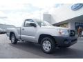 2007 Silver Streak Mica Toyota Tacoma Regular Cab  photo #1