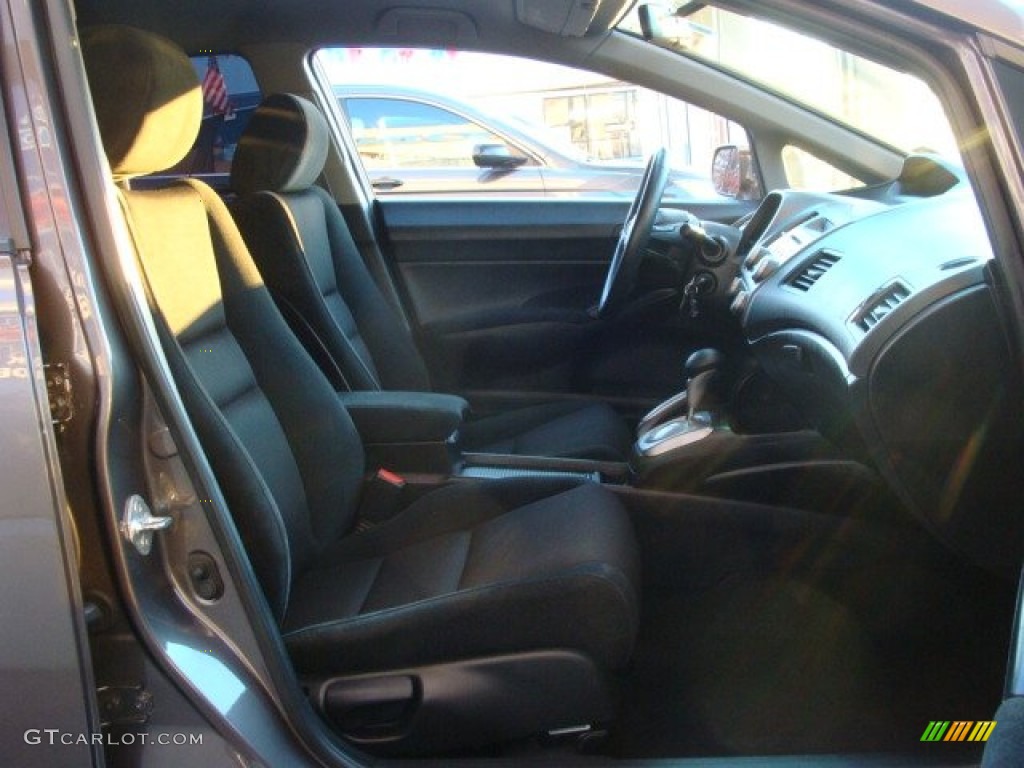 2011 Civic LX-S Sedan - Urban Titanium Metallic / Black photo #8