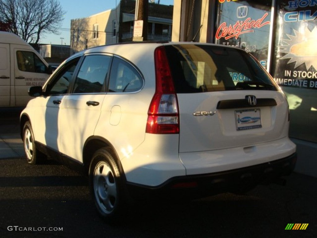 2009 CR-V LX 4WD - Taffeta White / Gray photo #4