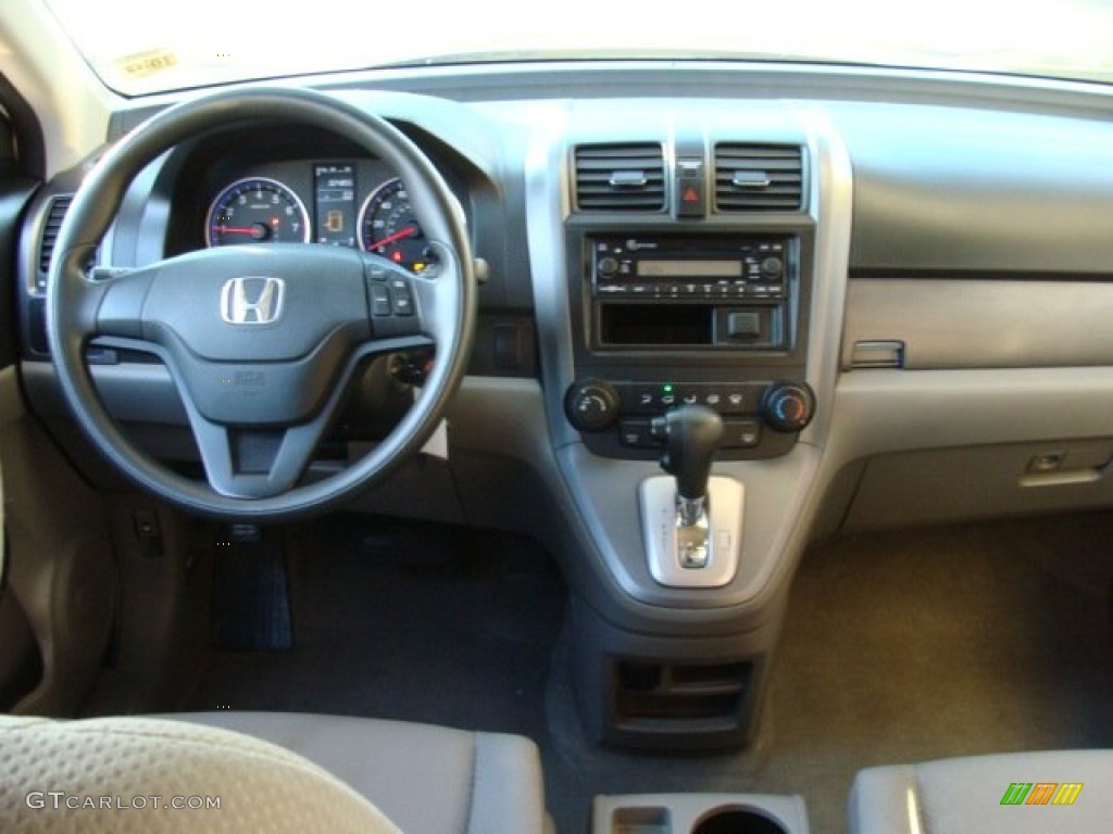 2009 CR-V LX 4WD - Taffeta White / Gray photo #9
