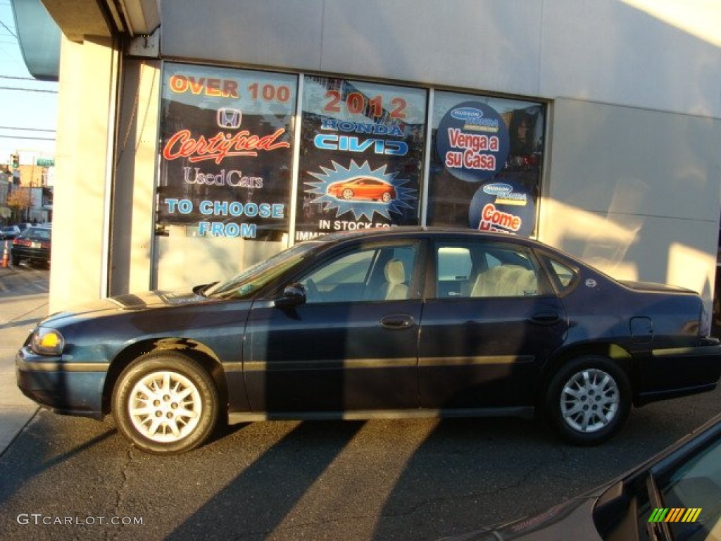 2001 Impala  - Navy Blue Metallic / Medium Gray photo #3