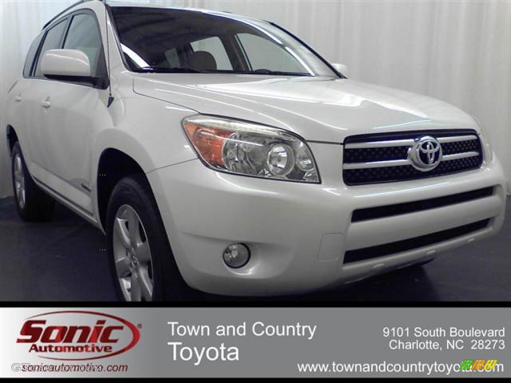 2007 RAV4 Limited - Super White / Taupe photo #1