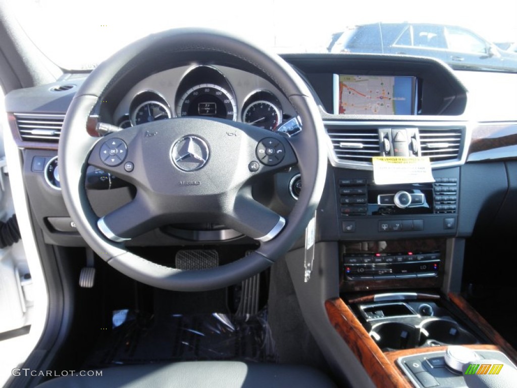 2012 Mercedes-Benz E 350 Sedan Black Dashboard Photo #56879827