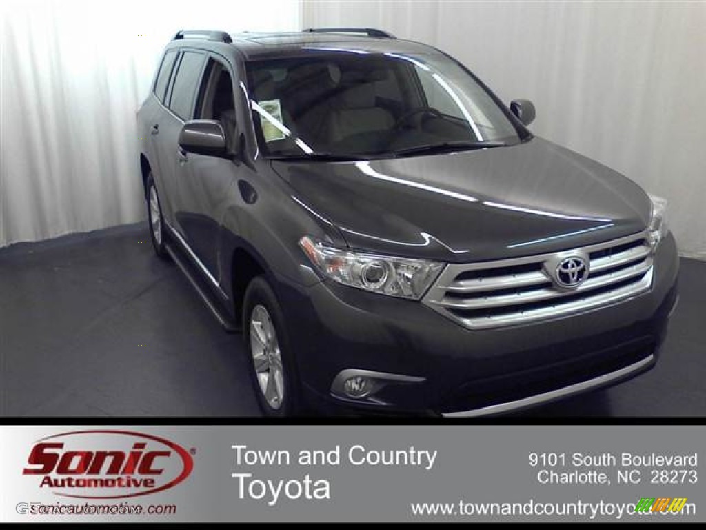 Magnetic Gray Metallic Toyota Highlander