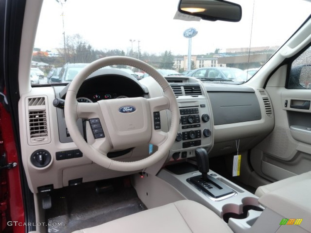 2012 Ford Escape XLT 4WD Stone Dashboard Photo #56881099