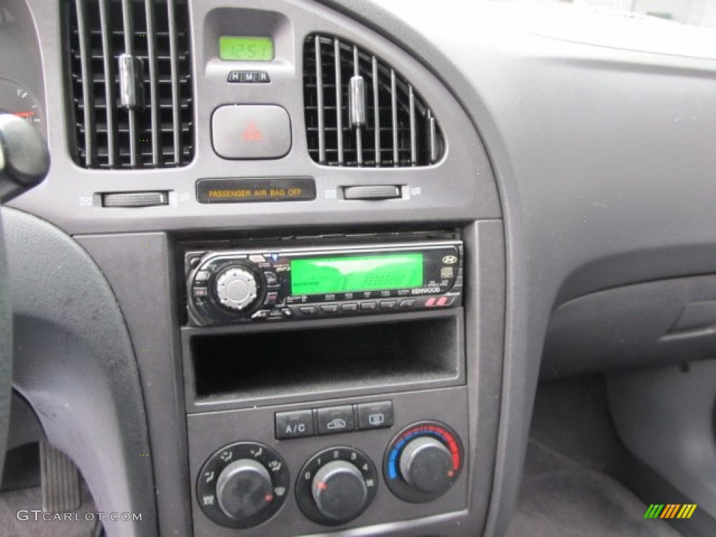 2004 Elantra GLS Sedan - Moonlit Blue / Gray photo #16